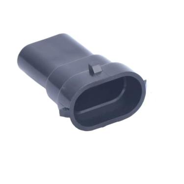 Imagem de 2 conjuntos de 2 pinos automotivo fêmea macho selado conector luz de nevoeiro soquete h11 h.8.0 h.9.0 xenon p/lug 12124819 DJ7028Y-2.8-11(Male)