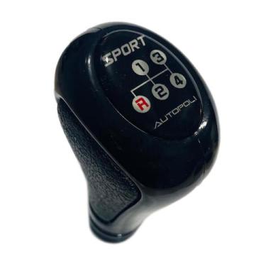 Imagem de Bola Bolinha Manopla De Câmbio 4 Marchas Universal Preta - NP