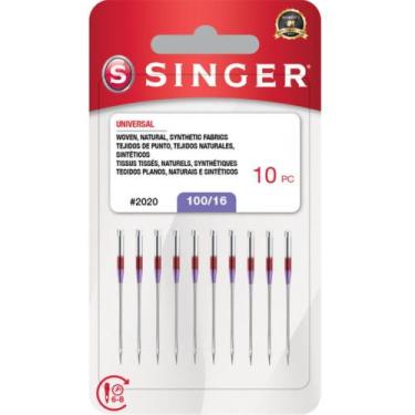 Imagem de Agulha Singer 2020 Nº 100/16 Para Costurar Jeans Na Máquina Singer Fac