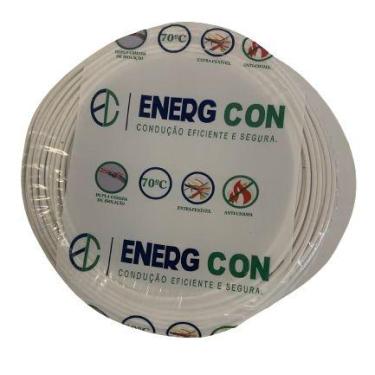 Imagem de Fio Cabo Flexivel 2,5mm branco 50 metros - ENERG CON