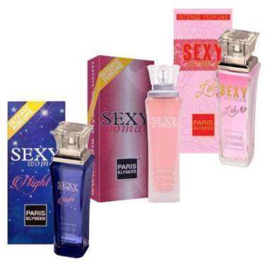 Imagem de Kit Sexy Woman + Sexy Woman + Sexy Woman Night Paris Elysees 100ml