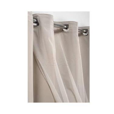 Imagem de Cortina Sala E Quarto 6m X 2,80m Voil, com forro de microfibra Varao I