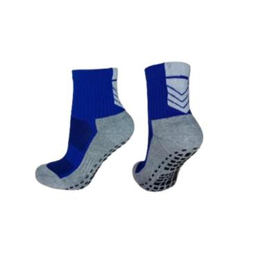 Imagem de Meia Antiderrapante Infantil Juvenil Pro Socks Futebol Soccer Cano Méd