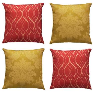 Imagem de Kit 4 Capas de Almofada de Natal Natalina Decorativas 45 x 45 - Millen