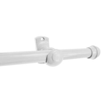 Imagem de Varão Simples Janela Grande 3,00 metros 19mm Kit Com Suporte - ENTROU 