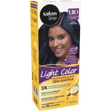 Imagem de Coloração Suave Light 1.110 Color Preto Safira Salon Line