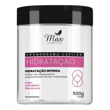 Imagem de Máscara Capilar Profissional Hidratação Intensa 500 Gr - Max Cométicos
