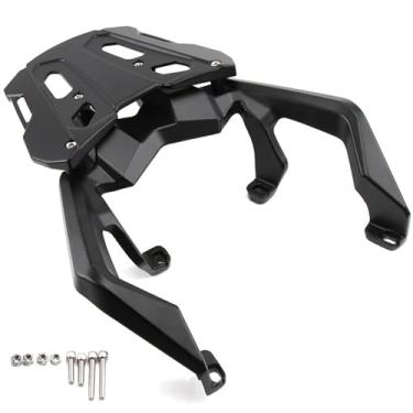 Imagem de DFFMQSJ 2024 Novo suporte de bagagem traseiro de motocicleta compatível com Honda ADV150 2019-2022 liga de alumínio porta-carga suporte suporte suporte universal extensor prateleira acessórios
