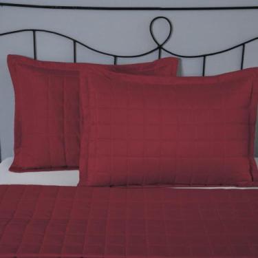 Imagem de Kit 2 Portas Travesseiro Matelado 70x50 C/ Aba Americana Soft - Valle 