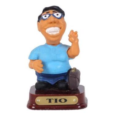 Imagem de Boneco Familiar Tio Decoração para Casa Miniatura 8cm - Meerchi