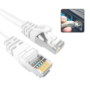 Imagem de Cabo De Rede 10 Metros Lan Internet Crimpado Industrial Rj45 Cat6 Rápi