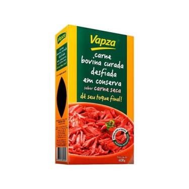 Imagem de Carne Bovina Curada Desfiada em Conserva Sabor Carne Seca Vapza 400g