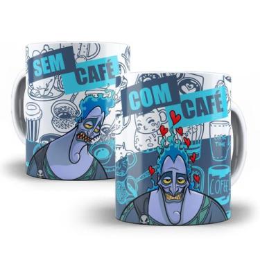 Imagem de Caneca Hades Hércules Desenho Com Café Sem Café Porcelana - Tio da Can