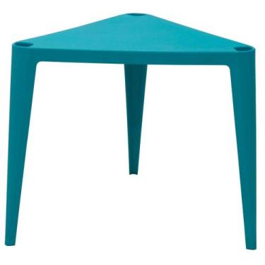 Imagem de Mesa Infantil Tramontina Sofia Azul em Polipropileno e Fibra de Vidro