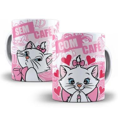 Imagem de Caneca Marie Aristogatas Disney Com Café Sem Café Porcelana - Tio da C