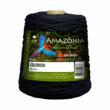 Imagem de Barbante Amazônia São João n06 600g Colorido, 05-PRETO