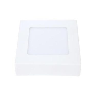 Imagem de Painel Led Avant Quadrado Sobrepor 6W 3000k Bivolt Branco