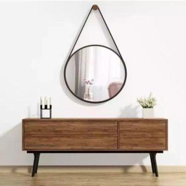 Imagem de Espelho Decorativo Com Moldura Preto- FWB