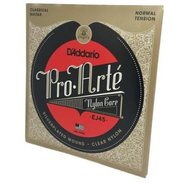 Imagem de Cordas D'Addario em Nylon Para Violão EJ45 Pro arté Original Made In U