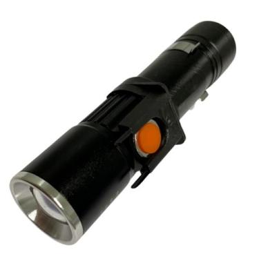 Imagem de Lanterna Tática Militar Longo Alcance Usb Com Zoom 68000w - M&K BRASIL