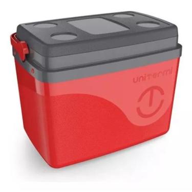 Imagem de Caixa Térmica/cooler 30 Lts P/ 45 Latas Praia Viagem Churras - Uniterm
