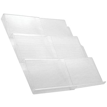 Imagem de Bahoki Essentials 3 prateleiras para temperos - Organizador de gaveta de cozinha - Rack de armazenamento de plástico transparente para despensa de cozinha - perfeito para sal, pimenta, especiarias e temperos