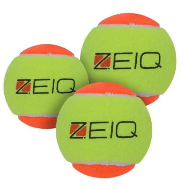 Imagem de Kit 3 Bola Beach Tennis Zeiq Profissional Bolinha Original