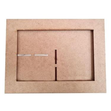 Imagem de KIT 10 Porta Retrato Mdf Cru 3mm Foto 15x10cm - Artpical
