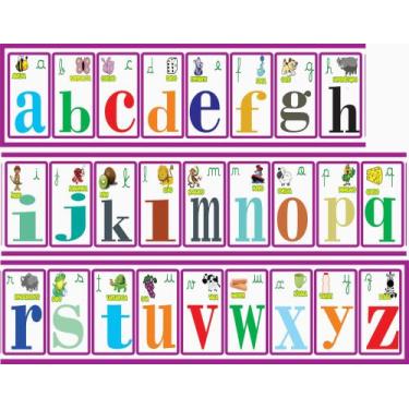Imagem de Faixa Decorativa Alfabeto Roxo 3mx25cm Largura Bn - BANNER BANI