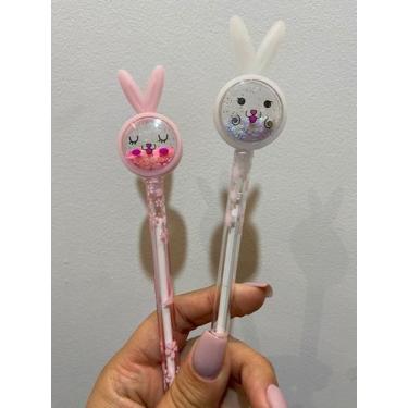 Imagem de Caneta Ponta fina brilho orelha de coleho fofa - pequenapurpura