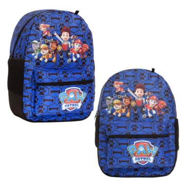 Imagem de Mochila Infantil Patrulha Canina Juvenil Azul Volta As Aulas - TOYS 2U