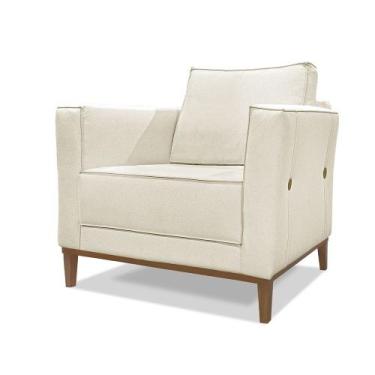 Imagem de Poltrona Estofada Decorativa Sala Quarto Escritório Leitura Prime - Ma