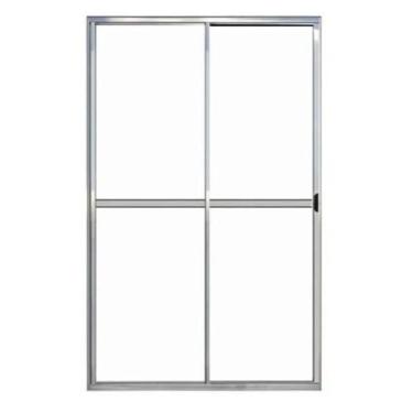 Imagem de Porta sacada 2 Folhas 210x120 Brilhante C/Trinco - Jr esquadrias preço