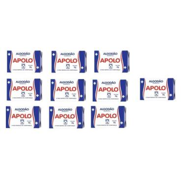 Imagem de Algodão Hidrófilo Apolo 25G Limpa Pele - Kit Com 30 Caixas