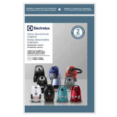 Imagem de Saco de aspirador de pó C/ 3 Unidades Electrolux 41044721 SWECL A05078