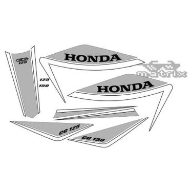 Imagem de Kit Completo Adesivo Honda cg 150 Edição Limitada - Adesivos Matrix, P