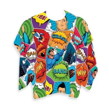 Imagem de Capa Barbeiro História em Quadrinhos Super-Herói Cetim - PRESENTE-BRIN