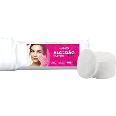 Imagem de Algodão Disco Limpeza Facial Maquiagem C/50 Lorena - Amed