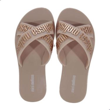 Imagem de Chinelo Mini Melissa M-Lover Slide Infantil Rosa Glitter