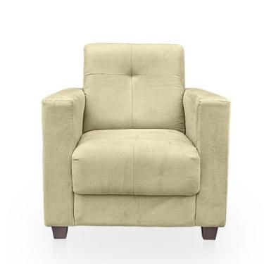 Imagem de Poltrona Cadeira para Sala Confortável Reforçada Veneza Suede - BelarS