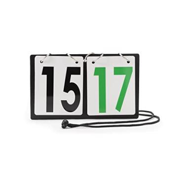 Imagem de Tandem Sport Marcador de pontuação com cordão - Marcador de pontuação para vôlei, basquete, beisebol e futebol - Placar flip vestível