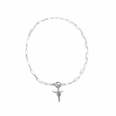 Imagem de colobublie Colar com pingente de chapéu de cowboy cowgirl, banhado a prata, boho, botas personalizadas, corrente ajustável, para homens, estilo ocidental, country, feminino, festa de aniversário,