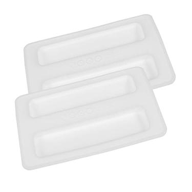Imagem de Qancesd Capa para Torradeira de 2 Unidades, Capa de Silicone para Torradeira de 2 Fatias, Capa para Máquina de Pão, Acessórios para Máquina de Fazer Pão (Branco)