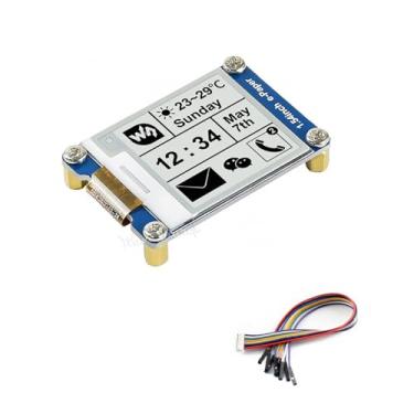 Imagem de Módulo de exibição E-Ink de 1,54 polegadas 200 x 200 SPI Interface e-Paper Screen compatível com Raspberry Pi Arduino, papel eletrônico de ultra baixa potência para etiquetas de prateleira projetos