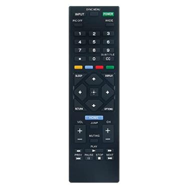 Imagem de RMT-TX110L Sub RM-YD092 Controle remoto de substituição compatível com Sony LCD TV KDL-32R320C KDL-40R370C