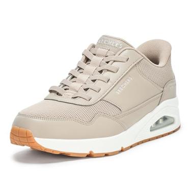 Imagem de Skechers Tênis masculino sem cadarço Uno-Banksia Hands Free, Cinzento-acastan, 44