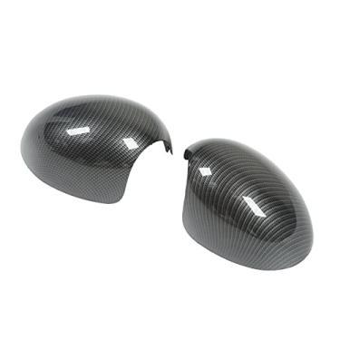 Imagem de Guarnição da Tampa do Espelho Retrovisor, Capas de Espelho de Fibra de Carbono de Reposição, par Esquerdo e Direito para R55 R56 R57 R58 R59 R60 R61 2007-2016, Gz.Fk057Twl/R