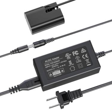 Imagem de F1TP Adaptador de alimentação CA FIT-POWER ACK-E6 DR-E6 Kit de acoplador CC (bateria Repalce LP-E6 LP-E6N) para Canon EOS 5DS, 6D, 7D, 60D, 70D, 60Da, 80D, 5D Mark II III IV, 7D Mark II, 5DS R,