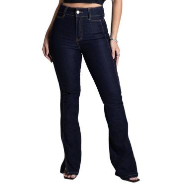 Imagem de Calça Jeans Sawary Boot Cut - 278908 - Azul escuro 46-Feminino