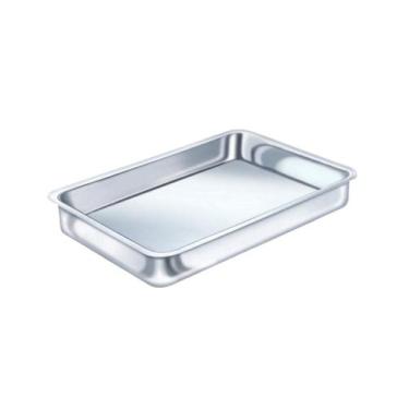 Imagem de Assadeira Retangular Aluminio Forma Bolo Carola Diagonal 01 - MP ALUMI